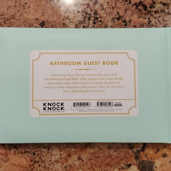 Brand New Bathroom Guest Book - Picture 3 of 4